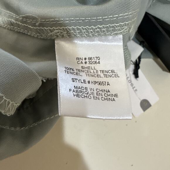 Anthropologie Greylin Jogger Pants Mint Green Pastel Paper Bag Size Medium New - Picture 11 of 13